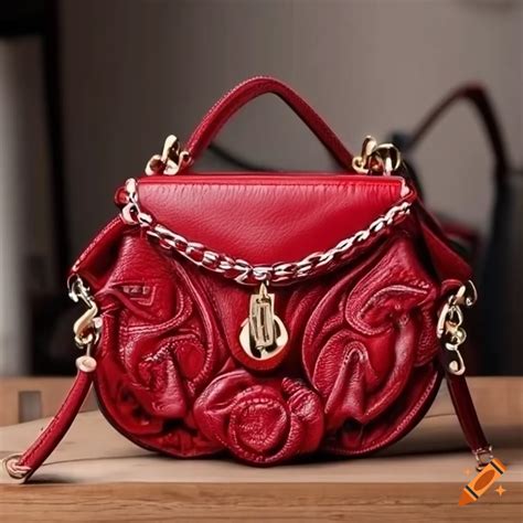 luxury red bags